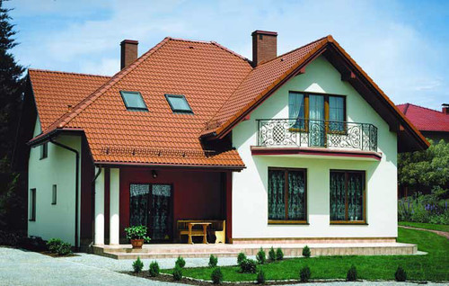 Черепица цементно-песчаная Таунус, Braas