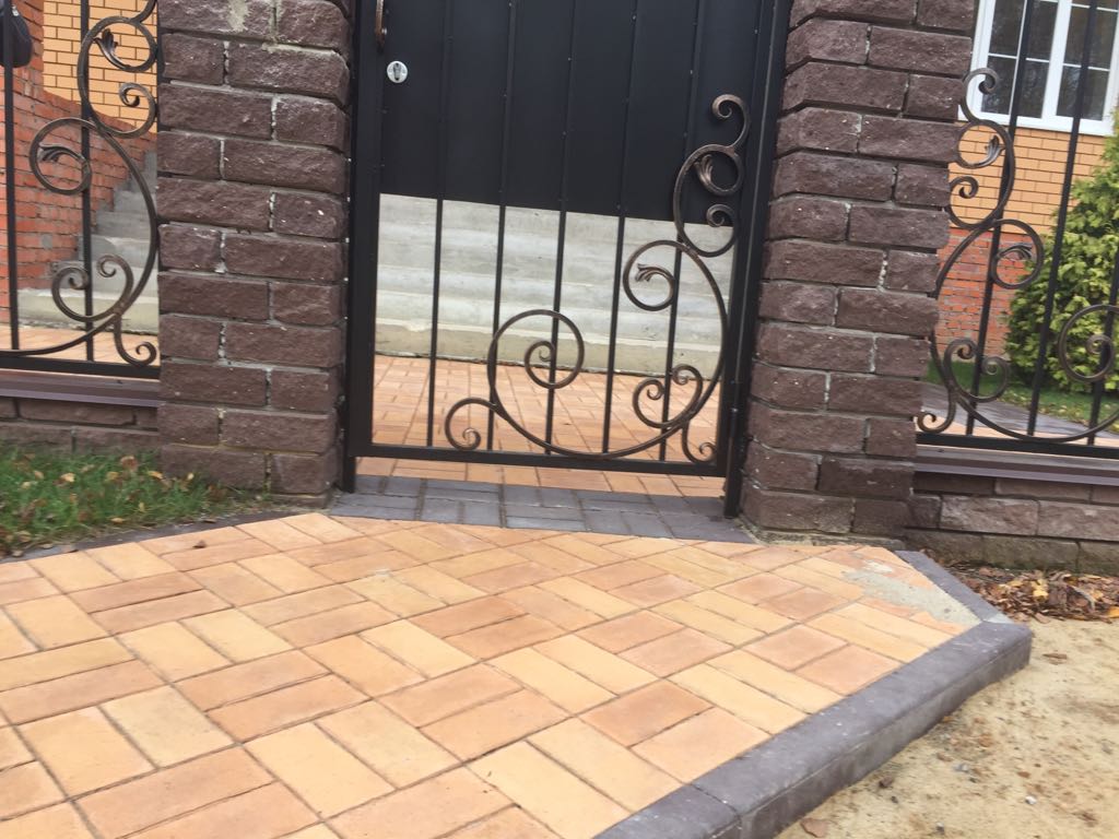 Брусчатка Клинкерная Тротуарная, 200x100x60мм, Песочный, Экоклинкер